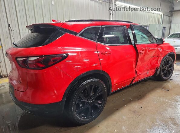 3GNKBKRS9MS568336 2021 CHEVROLET BLAZER Красный 