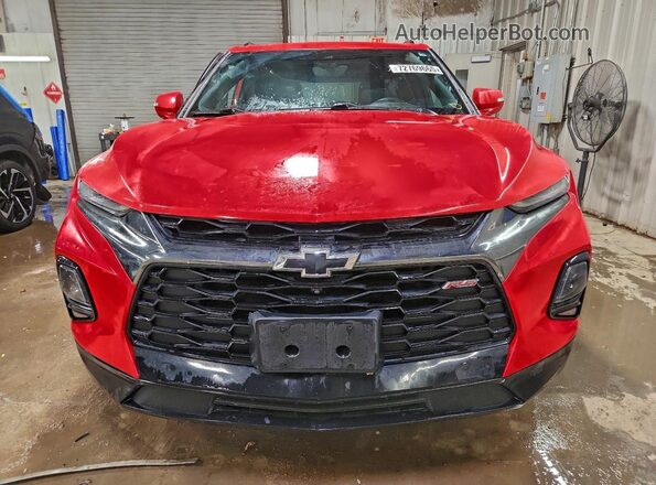 3GNKBKRS9MS568336 2021 CHEVROLET BLAZER Красный 