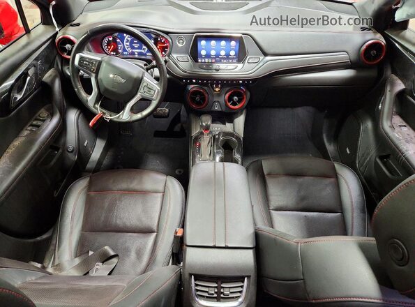 3GNKBKRS9MS568336 2021 CHEVROLET BLAZER Красный 