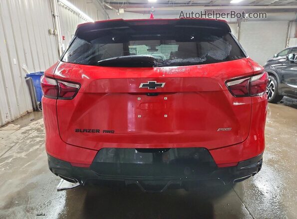 3GNKBKRS9MS568336 2021 CHEVROLET BLAZER Красный 