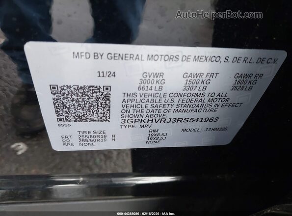 3GPKHVRJ3RS541963 2024 HONDA PROLOGUE Black 