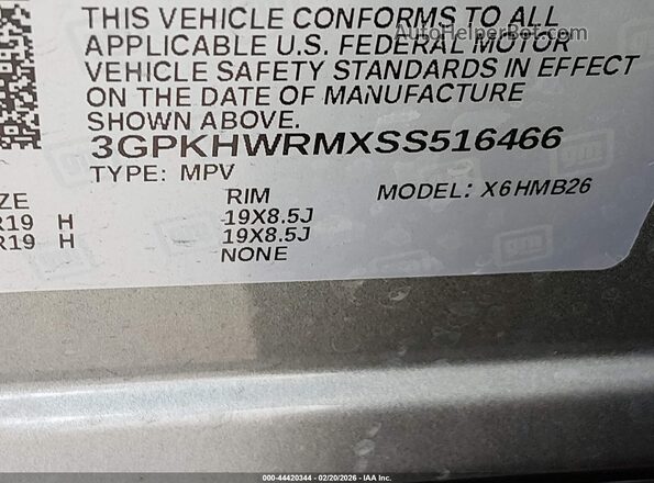 3GPKHWRMXSS516466 2025 HONDA PROLOGUE Gray Widok komory silnika