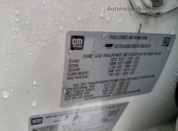 3GTUUDED8RG392839 2024 GMC SIERRA White Vista del compartimento del motor