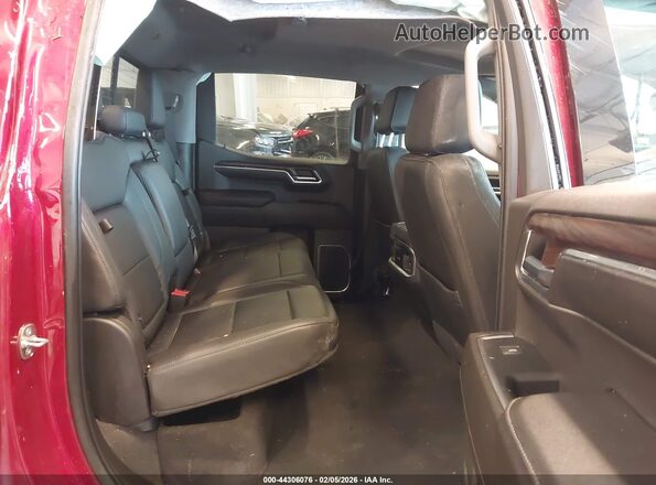 3GTUUDED9PG187348 2023 GMC SIERRA Maroon VIN sticker view