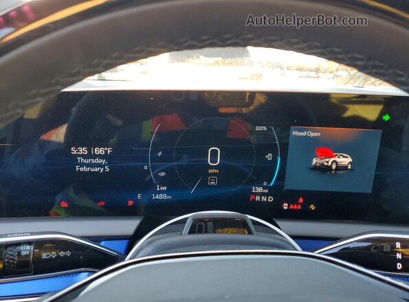 3GYK3BMR3SS240217 2025 CADILLAC OPTIQ Черный Вид щитка приборов