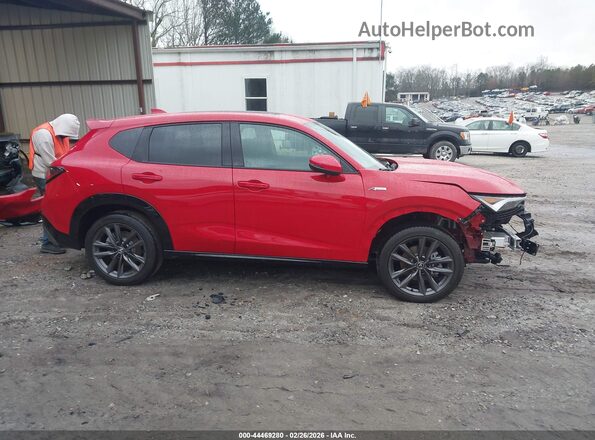3HDSA1H50SM700532 2025 ACURA ADX Red Vista interior trasera