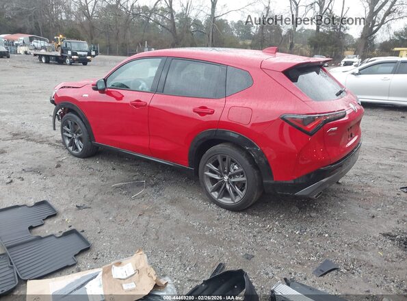 3HDSA1H50SM700532 2025 ACURA ADX Red Trasero izquierdo