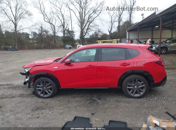 3HDSA1H50SM700532 2025 ACURA ADX Red Vista interior de 360 grados