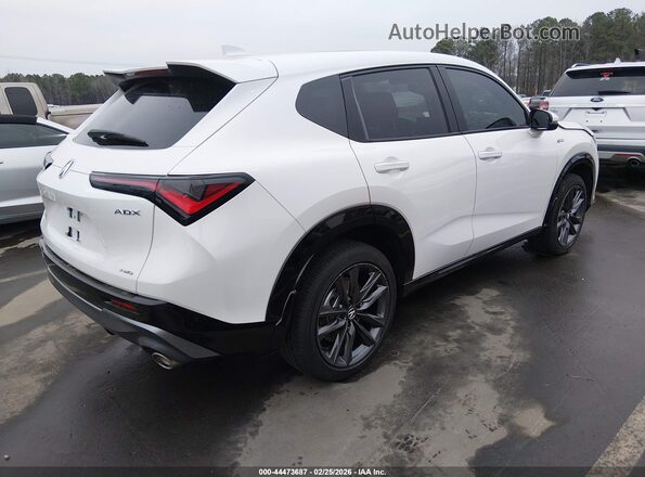 3HDSA2H56SM701397 2025 ACURA ADX White Tył prawy
