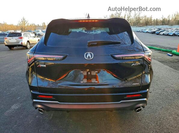 3HDSA2H5XSM707350 2025 ACURA ADX Black Вид ззаду
