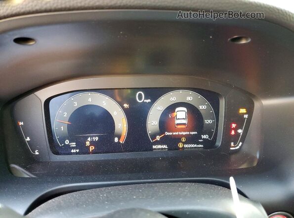 3HDSA2H5XSM707350 2025 ACURA ADX Black Вид щитка приладів