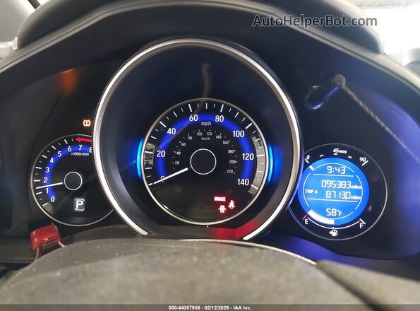 3HGGK5H42LM708962 2020 HONDA FIT White უკანა სავარძლების ხედი