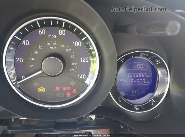 3HGGK5H42LM729116 2020 HONDA FIT Silver Հետևի նստատեղերի տեսք