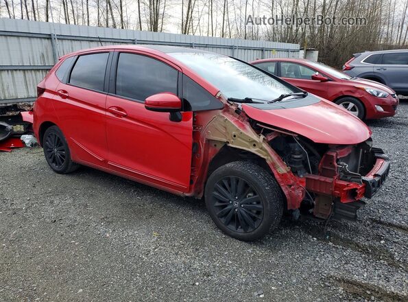 3HGGK5H68JM711086 2018 HONDA FIT Red Przód prawy