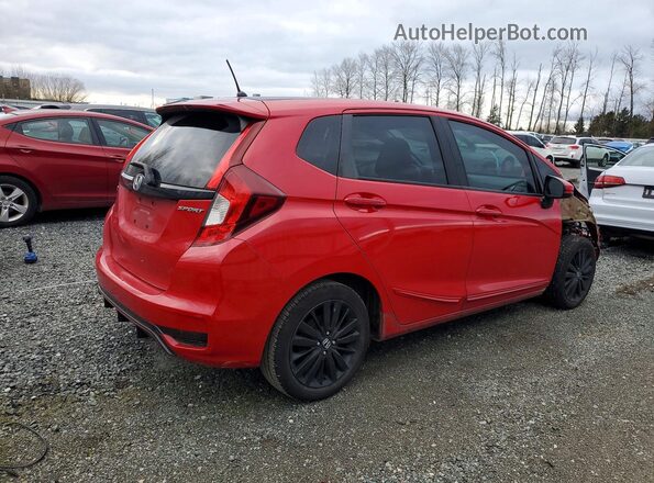3HGGK5H68JM711086 2018 HONDA FIT Red Tył prawy