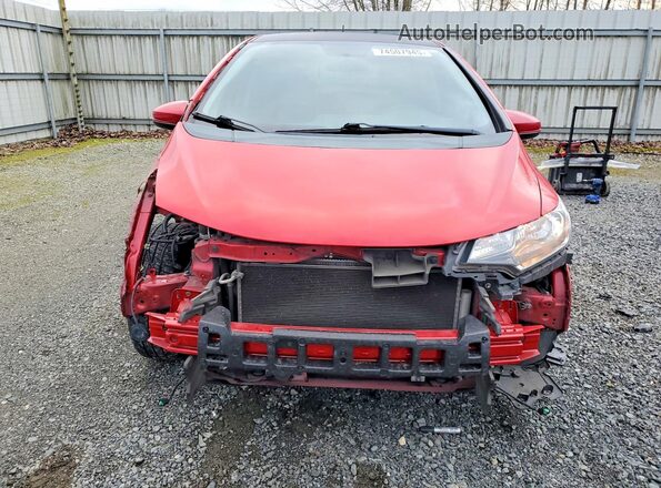 3HGGK5H68JM711086 2018 HONDA FIT Red Widok z przodu