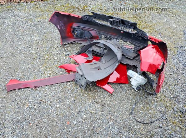 3HGGK5H68JM711086 2018 HONDA FIT Red Widok naklejki z numerem VIN