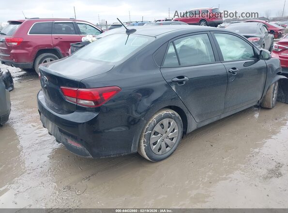 3KPA24AB6KE227760 2019 KIA RIO Черный Задняя правая четверть