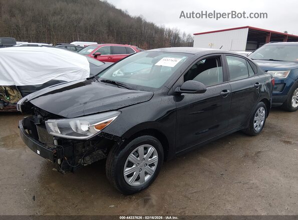 3KPA24AD0PE578950 2023 KIA RIO Black Vista tres cuartos delantera izquierda