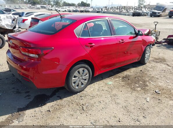 3KPA24AD2LE354900 2020 KIA RIO Red 