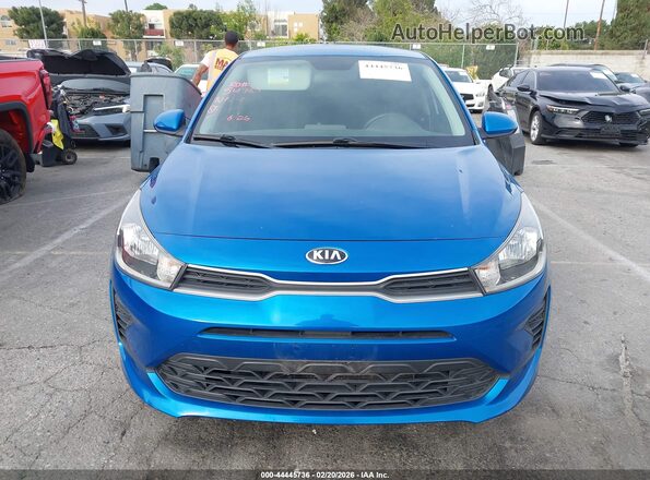 3KPA24AD4ME403578 2021 KIA RIO Blue 