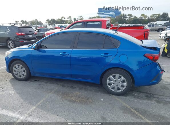 3KPA24AD4ME403578 2021 KIA RIO Blue 