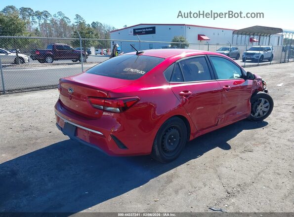 3KPA24AD8ME385618 2021 KIA RIO Red Trasero derecho