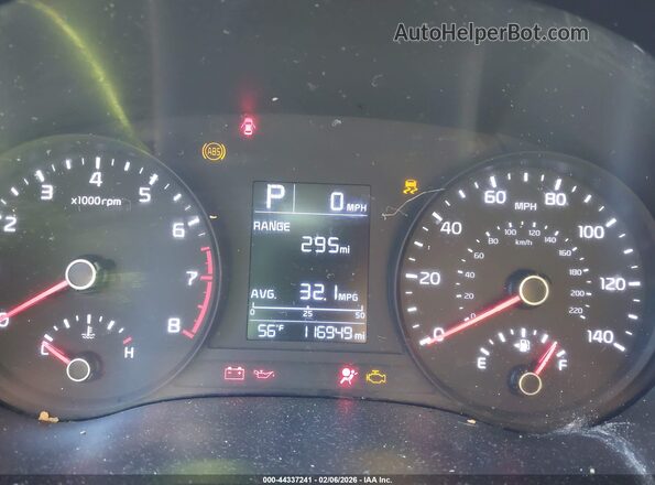 3KPA24AD8ME385618 2021 KIA RIO Red Vista de los asientos traseros