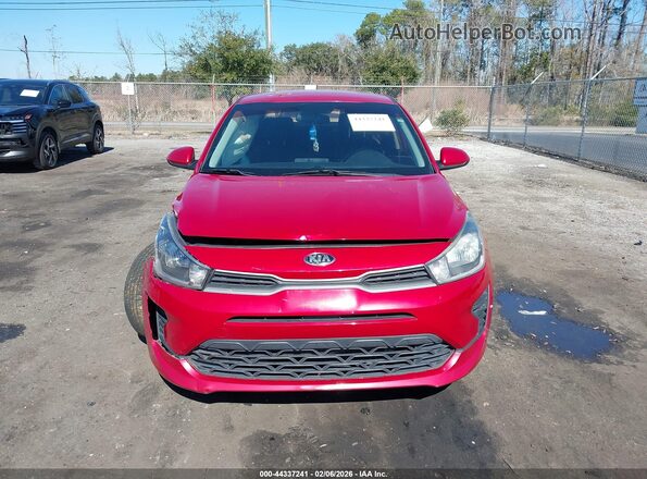 3KPA24AD8ME385618 2021 KIA RIO Red Vista del cuadro de instrumentos