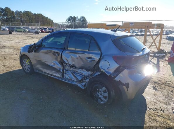 3KPA25AD0ME375882 2021 KIA RIO 5-DOOR Gray Trasero izquierdo