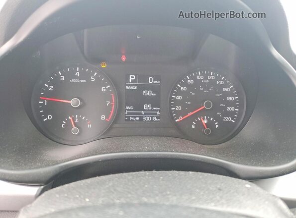 3KPA25AD6PE625730 2023 KIA RIO Red ხელსაწყოთა პანელის ხედი