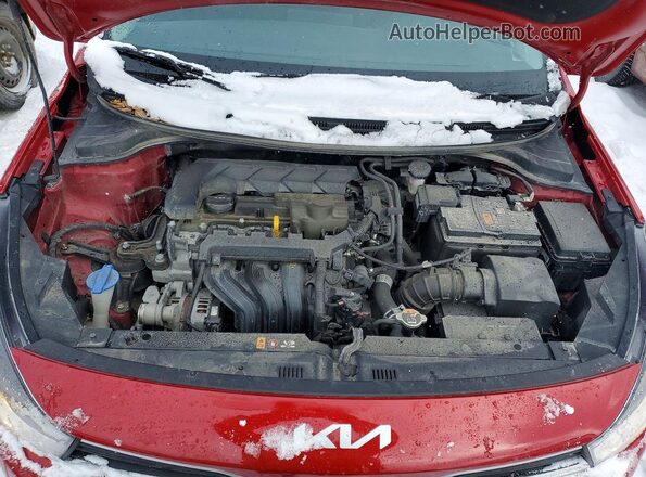 3KPA25AD6PE625730 2023 KIA RIO Red უკანა სალონის ხედი