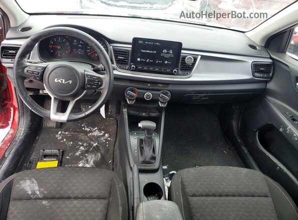 3KPA25AD6PE625730 2023 KIA RIO Red წინა პანელის ხედი