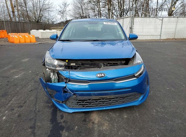 3KPA25AD7ME377936 2021 KIA RIO Blue 