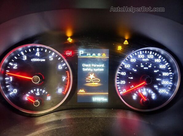 3KPA35AD5NE445097 2022 KIA RIO Red Instrument cluster view