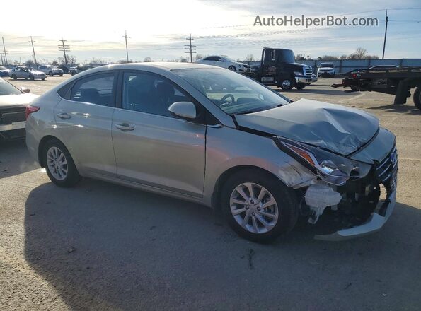 3KPC24A30KE057235 2019 HYUNDAI ACCENT Серебряный Передняя правая четверть
