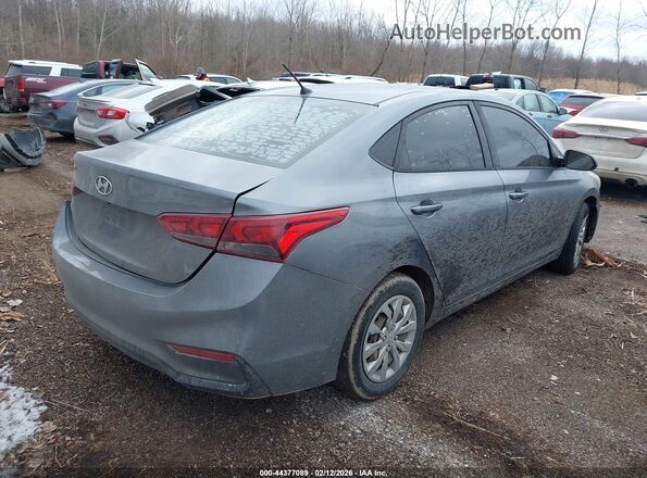 3KPC24A33KE087409 2019 HYUNDAI ACCENT Серый Задняя правая четверть