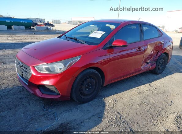 3KPC24A36JE007499 2018 HYUNDAI ACCENT Red Przód lewy