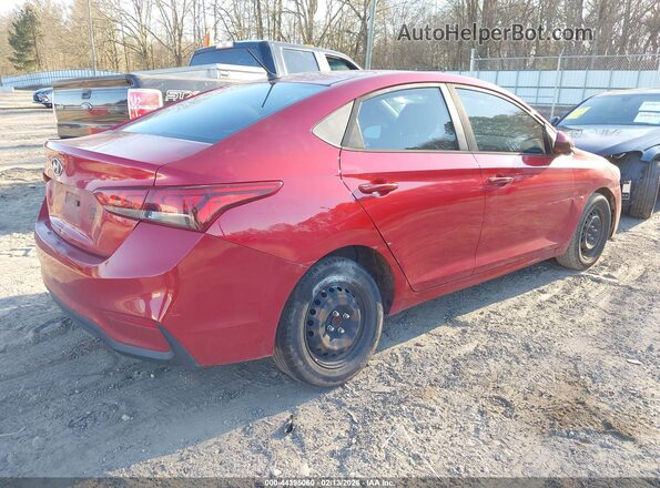 3KPC24A36JE007499 2018 HYUNDAI ACCENT Red Tył prawy