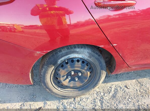 3KPC24A36JE007499 2018 HYUNDAI ACCENT Red Widok wnętrza z tyłu