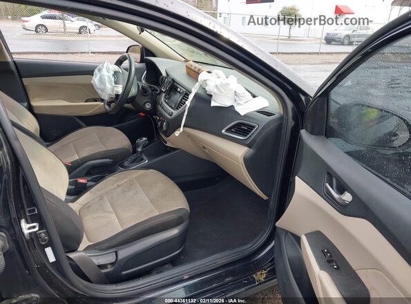 3KPC24A66LE125470 2020 HYUNDAI ACCENT Черный Вид салона спереди