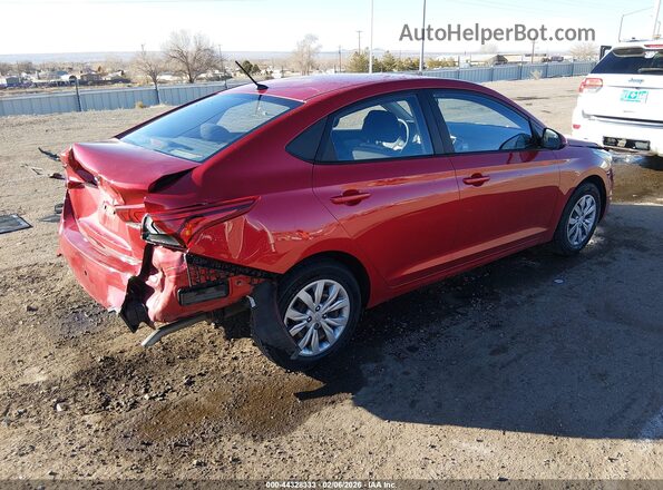 3KPC24A66LE125985 2020 HYUNDAI ACCENT Red Tył prawy