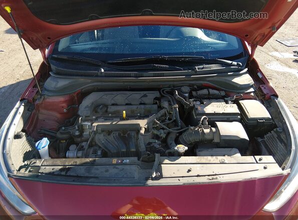 3KPC24A66LE125985 2020 HYUNDAI ACCENT Red Widok z tyłu