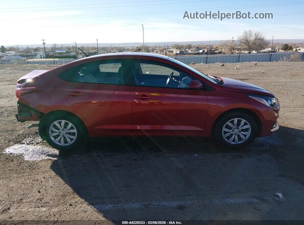 3KPC24A66LE125985 2020 HYUNDAI ACCENT Red Widok zestawu wskaźników