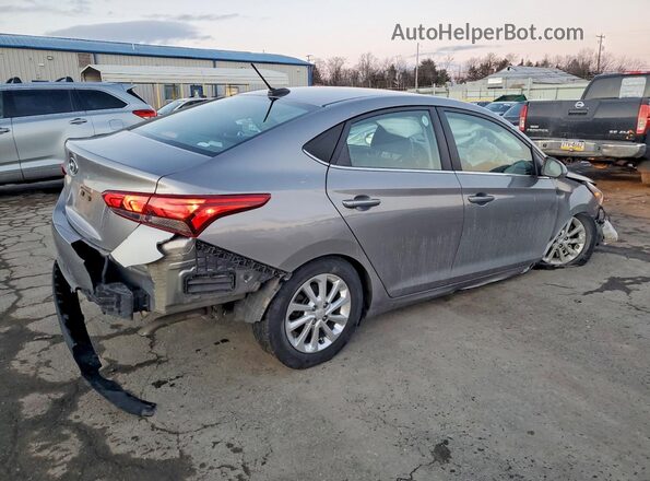 3KPC24A66NE190256 2022 HYUNDAI ACCENT Silver Trasero derecho