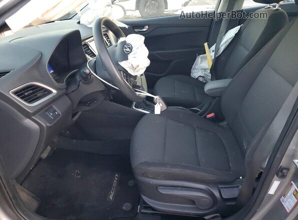 3KPC24A66NE190256 2022 HYUNDAI ACCENT Silver Vista interior delantera
