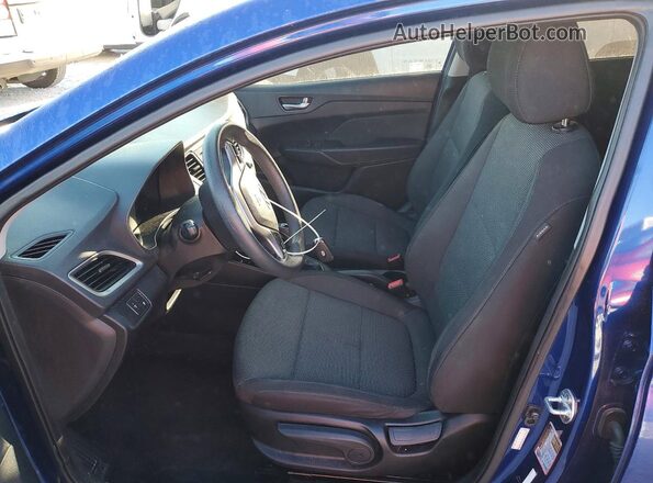 3KPC24A68LE099812 2020 HYUNDAI ACCENT Синий Вид панели приборов