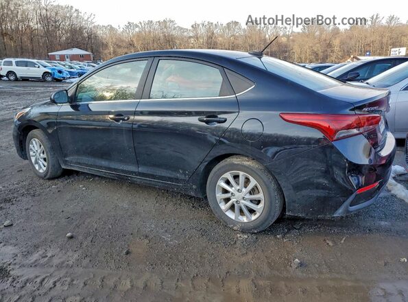 3KPC24A68NE157498 2022 HYUNDAI ACCENT Black უკანა მარცხენა