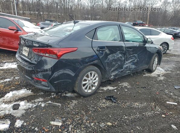 3KPC24A68NE157498 2022 HYUNDAI ACCENT Black უკანა მარჯვენა