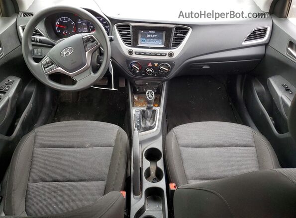 3KPC24A68NE167576 2022 HYUNDAI ACCENT Blue Առջևի վահանակի տեսք